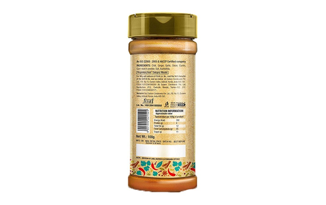 Eastern Spice Blend Sarson Ka Saag Masala   Plastic Bottle  100 grams
